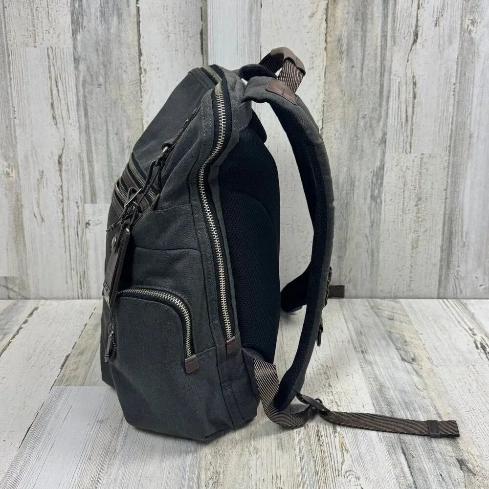 TUMI Alpha Bravo Knox Ballistic Nylon and Leather Backpack